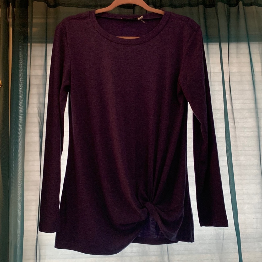 Purple heather long sleeve